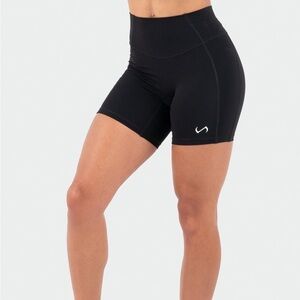 TLF Hyper Power High Waisted Gym Shorts in black in Medium
